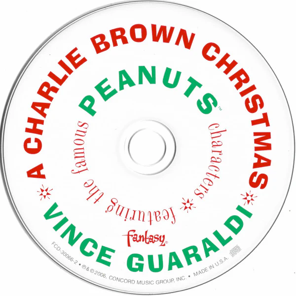 Vince Guaraldi - "A Charlie Brown Christmas" Featuring The Famous Peanuts Characters (Original Soundtrack) (CD, Album, RE, RM, MCO) (Very Good Plus (VG+)) - Image 3