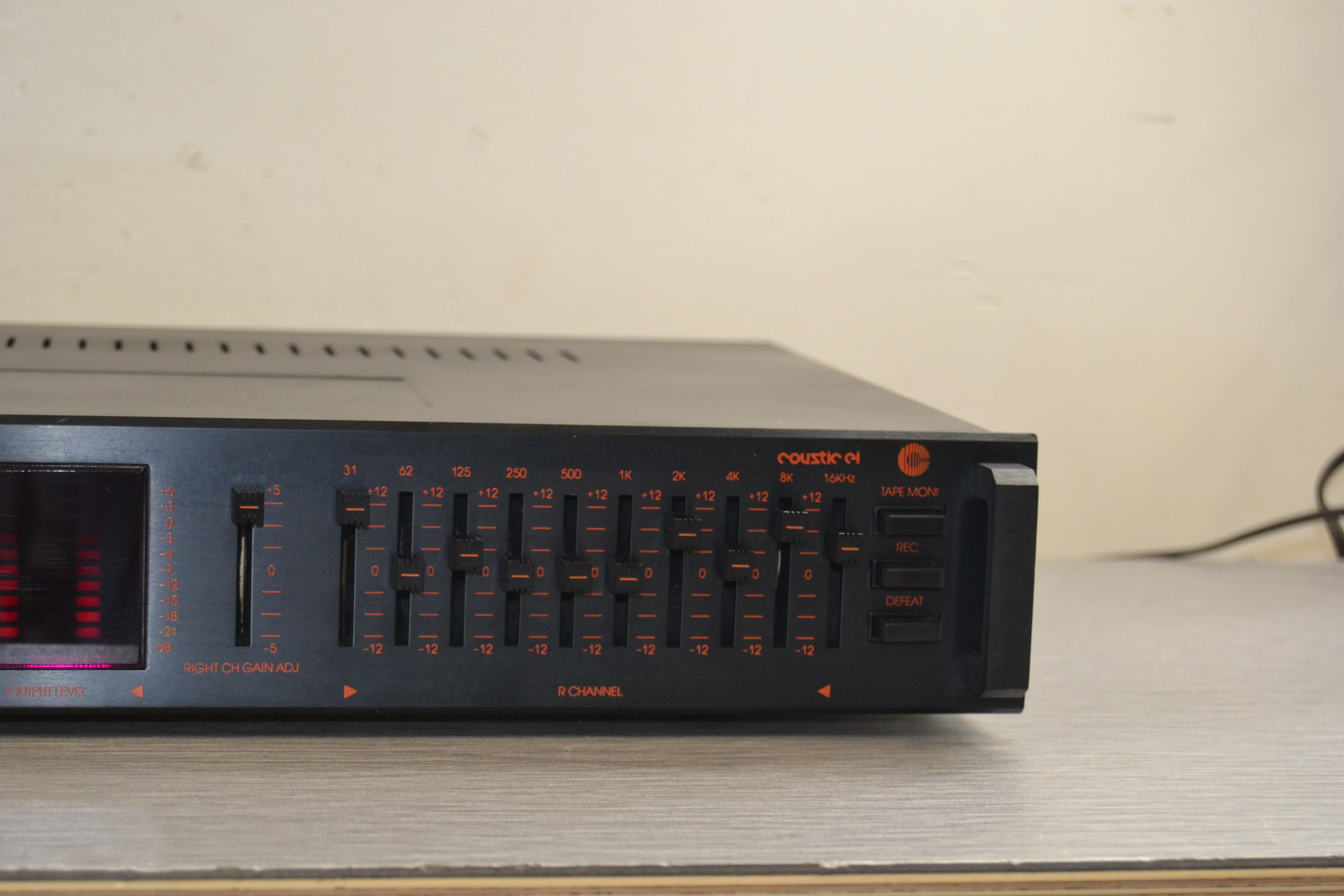 Vintage Coustic HEQ-7005 10-Band Audio Frequency Equalizer - Image 4
