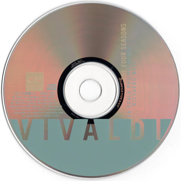 Vivaldi* - La Scala Philharmonic*, Riccardo Muti - The Four Seasons (CD, Album) (Very Good Plus (VG+)) - Image 3