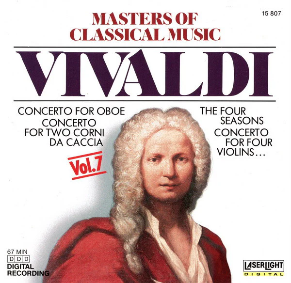 Vivaldi* - Masters Of Classical Music, Vol.7: Vivaldi (CD, Comp) (Near Mint (NM or M-))