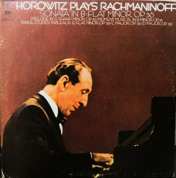 Vladimir Horowitz Plays Sergei Vasilyevich Rachmaninoff - Horowitz Plays Rachmaninoff (LP, Album) (Very Good Plus (VG+))