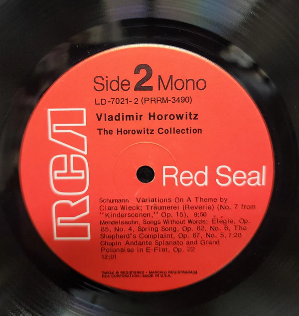 Vladimir Horowitz - The Horowitz Collection (2xLP, Mono, RP, Boo + Box) (Near Mint (NM or M-)) - Image 4