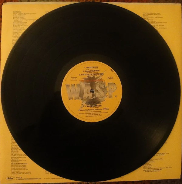 W.A.S.P. - The Last Command (LP, Album) (Good Plus (G+)) - Image 3