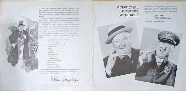 W.C. Fields - The Original Voice Tracks From His Greatest Movies (LP, Album, Comp, Gat) (Very Good Plus (VG+)) - Image 3
