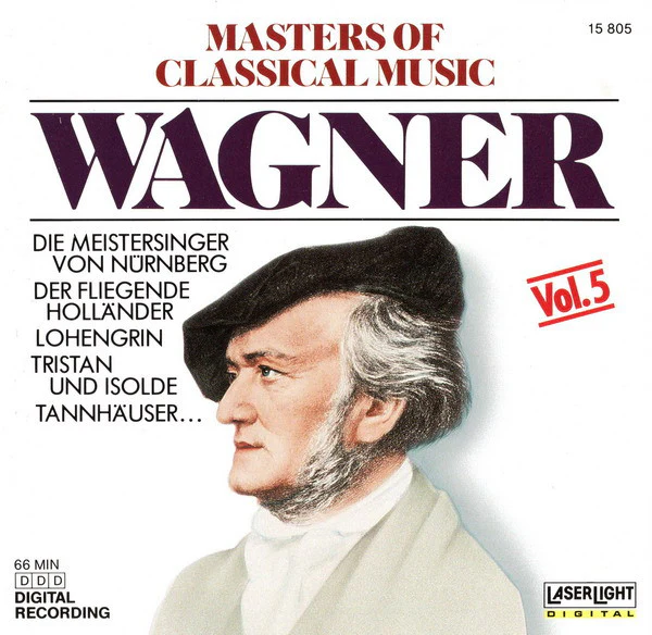 Wagner* - Masters Of Classical Music, Vol.5: Wagner (CD, Comp) (Near Mint (NM or M-))