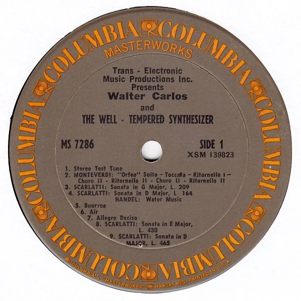 Walter Carlos - The Well-Tempered Synthesizer (LP, Album, RE, San) (Very Good (VG)) - Image 3