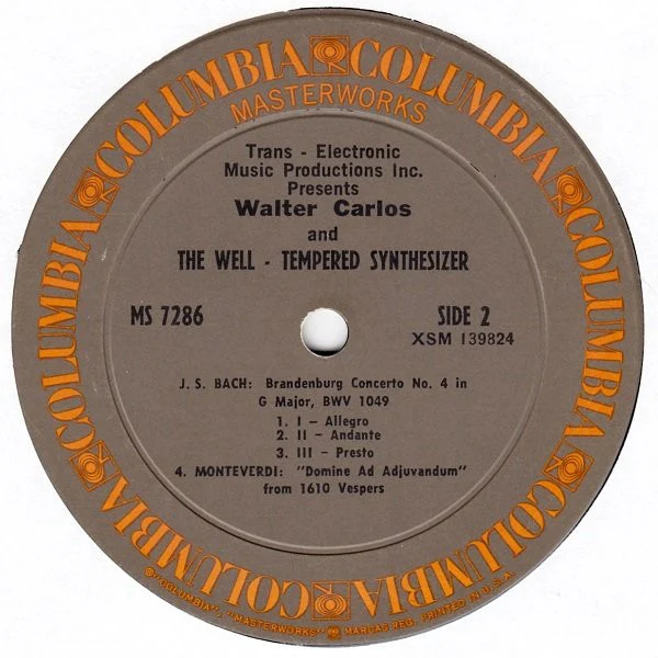 Walter Carlos - The Well-Tempered Synthesizer (LP, Album, RE, San) (Very Good (VG)) - Image 4