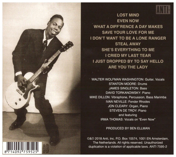 Walter "Wolfman" Washington - My Future Is My Past (CD, Album) (Very Good Plus (VG+)) - Image 3
