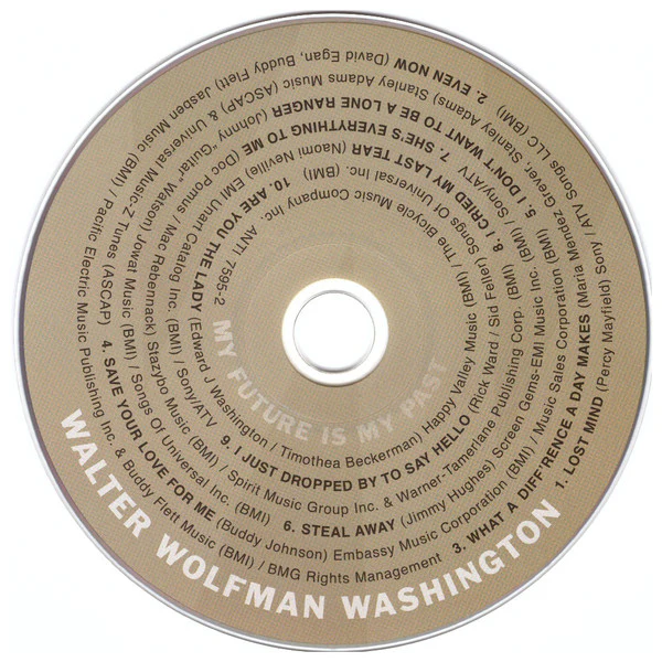 Walter "Wolfman" Washington - My Future Is My Past (CD, Album) (Very Good Plus (VG+)) - Image 4