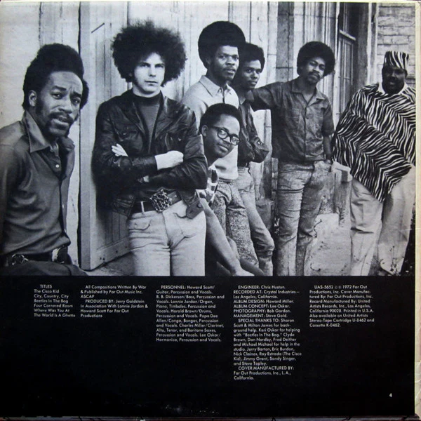 War - The World Is A Ghetto (LP, Album, Ter) (Very Good Plus (VG+)) - Image 2