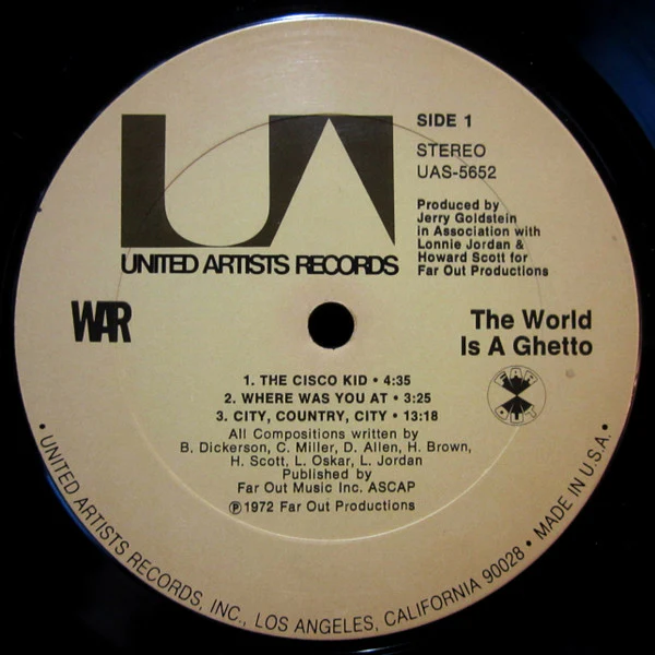 War - The World Is A Ghetto (LP, Album, Ter) (Very Good Plus (VG+)) - Image 3