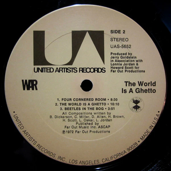 War - The World Is A Ghetto (LP, Album, Ter) (Very Good Plus (VG+)) - Image 4