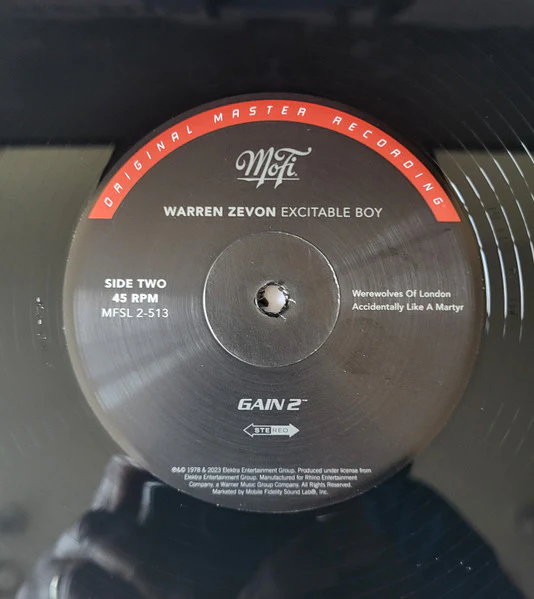 Warren Zevon - Excitable Boy (2xLP, Album, Num, RE, S/Edition, 180) (Near Mint (NM or M-)) - Image 4