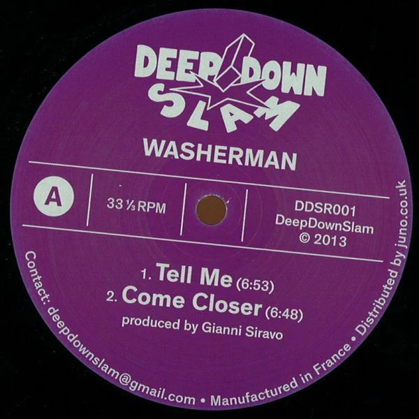 Washerman / James Johnston - Split Slam EP (12", EP) (Very Good Plus (VG+))