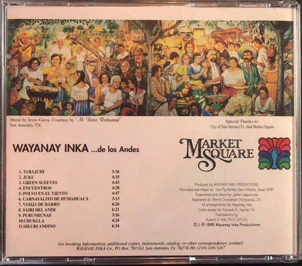 Wayanay Inka - ...De Los Andes (CD, Album) (Very Good Plus (VG+)) - Image 3