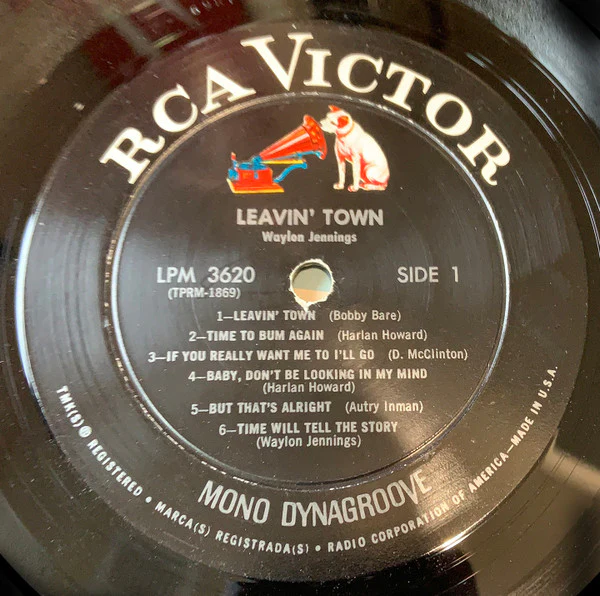 Waylon Jennings - Leavin' Town (LP, Album, Mono, Hol) (Very Good Plus (VG+)) - Image 3