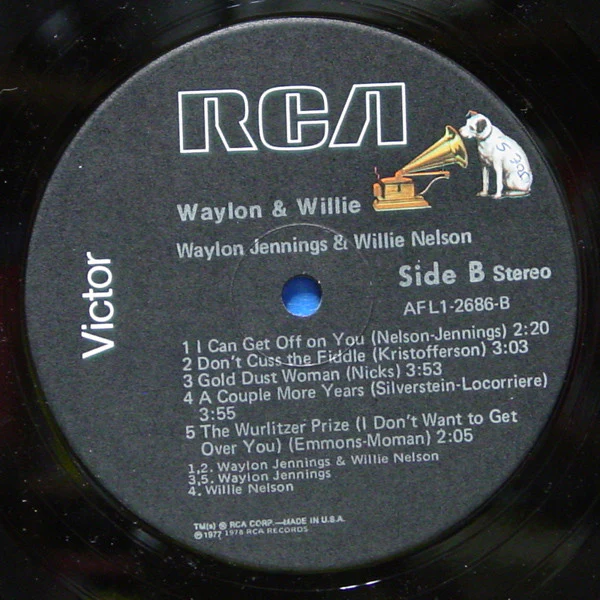 Waylon Jennings & Willie Nelson - Waylon & Willie (LP, Album) (Near Mint (NM or M-)) - Image 4