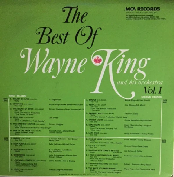 Wayne King And His Orchestra - The Best Of Wayne King And His Orchestra (2xLP, Comp, Mono) (Very Good Plus (VG+)) - Image 2