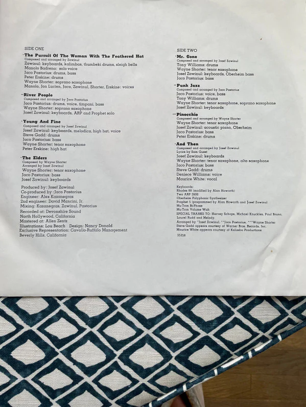 Weather Report - Mr. Gone (LP, Album, San) (Very Good Plus (VG+)) - Image 2