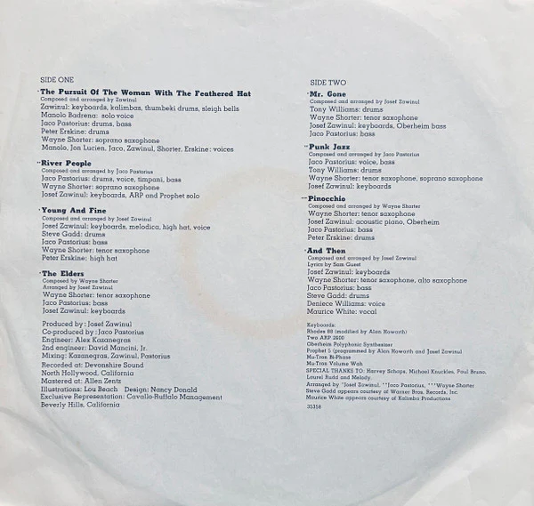 Weather Report - Mr. Gone (LP, Album) (Very Good Plus (VG+)) - Image 5