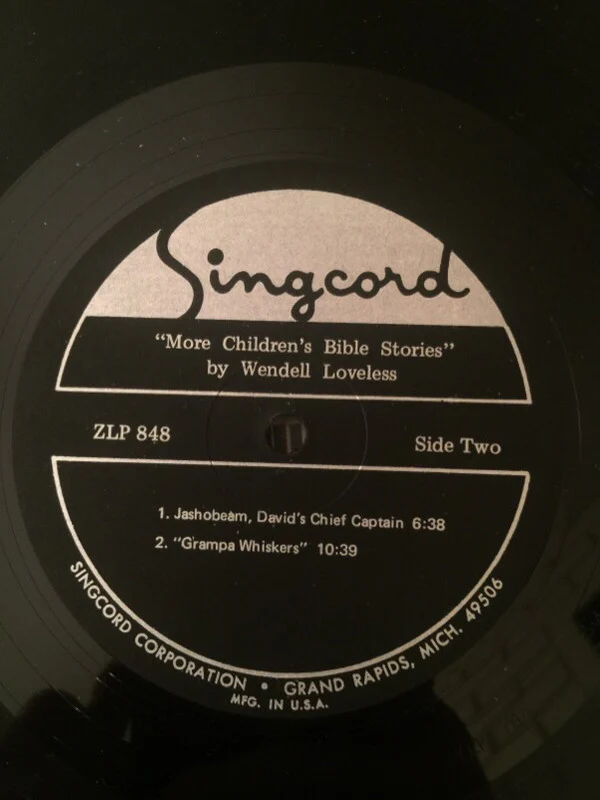Wendell P. Loveless - More Stories For Children (LP) (Very Good Plus (VG+)) - Image 3