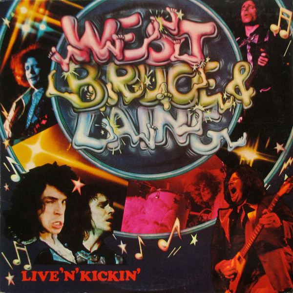 West, Bruce & Laing - Live 'N' Kickin' (LP, Album, Pit) (Very Good Plus (VG+))
