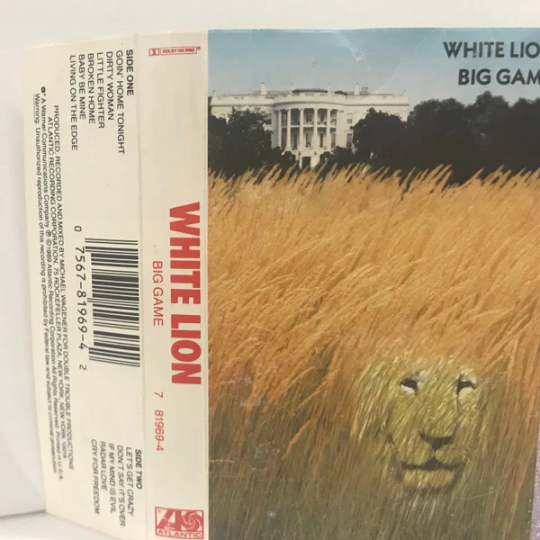 White Lion - Big Game (Cass, Album, SR,) (Near Mint (NM or M-)) - Image 3