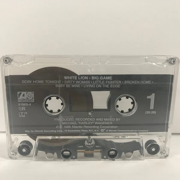 White Lion - Big Game (Cass, Album, SR,) (Near Mint (NM or M-)) - Image 5