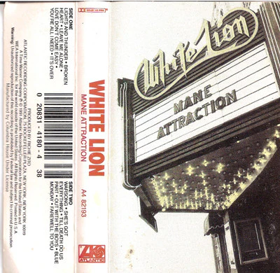 White Lion - Mane Attraction (Cass, Album, Club) (Very Good Plus (VG+))