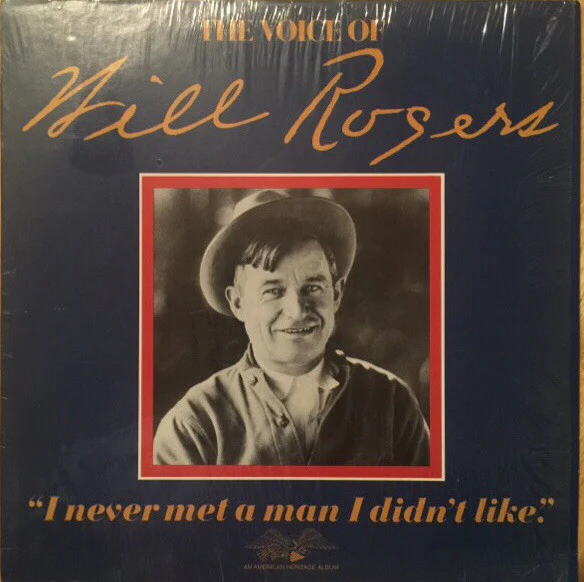 Will Rogers  - The Voice of Will Rogers (LP) NEW & SEALED