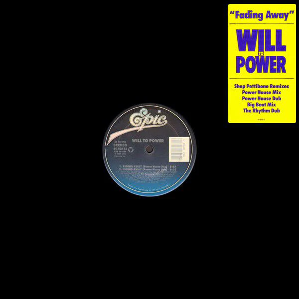 Will To Power - Fading Away (12") (Very Good Plus (VG+))