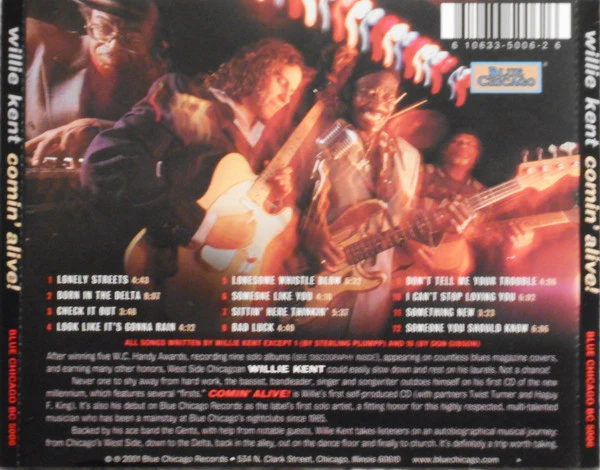 Willie Kent - Comin' Alive! (CD, Album) (Near Mint (NM or M-)) - Image 3