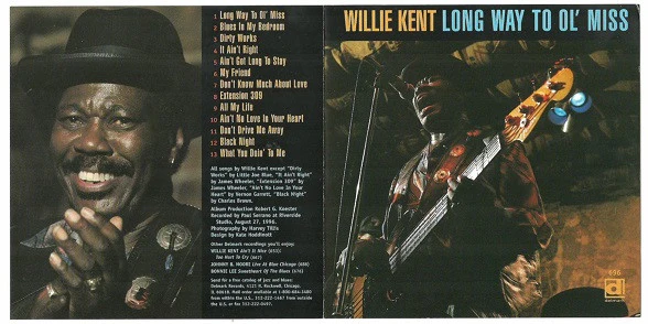 Willie Kent - Long Way To Ol' Miss (CD, Album) (Very Good Plus (VG+)) - Image 4