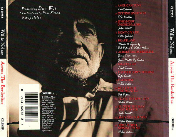 Willie Nelson - Across The Borderline (CD, Album) (Near Mint (NM or M-)) - Image 2