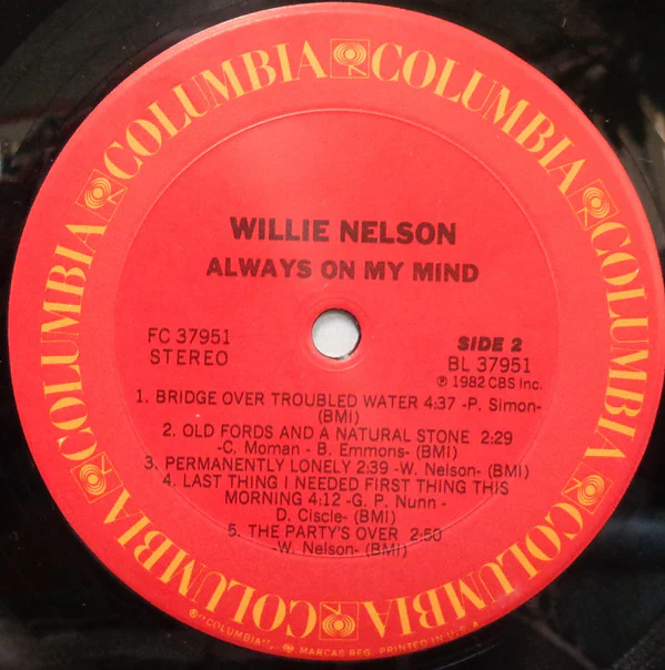 Willie Nelson - Always On My Mind (LP, Album, Pit) (Near Mint (NM or M-)) - Image 4