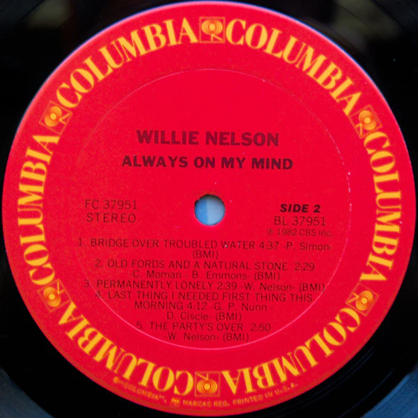 Willie Nelson - Always On My Mind (LP, Album, Pit) (Very Good Plus (VG+)) - Image 4