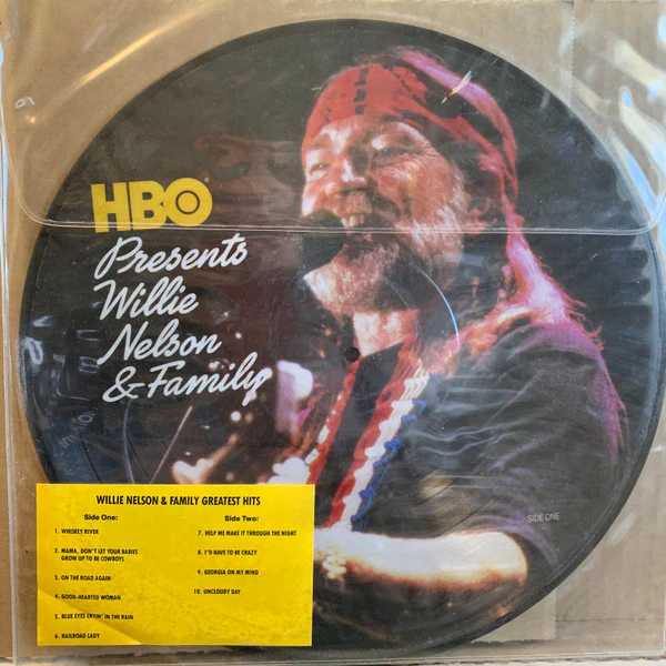 Willie Nelson & Family - HBO Presents Willie Nelson & Family Greatest Hits (LP, Comp, Pic, Promo) (Very Good Plus (VG+)) - Image 3