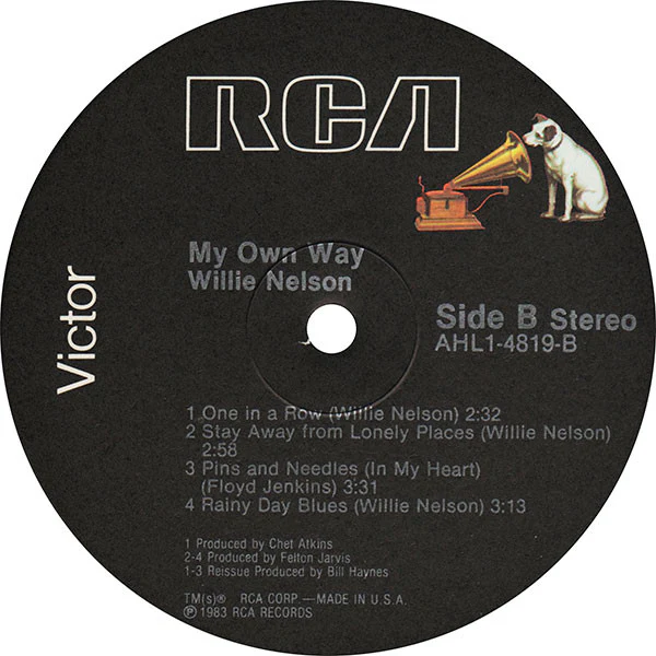 Willie Nelson - My Own Way (LP, Comp) (Near Mint (NM or M-)) - Image 4