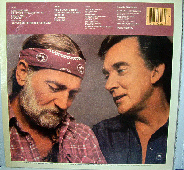 Willie Nelson & Ray Price - San Antonio Rose (LP, Album, Pit) (Very Good Plus (VG+)) - Image 2