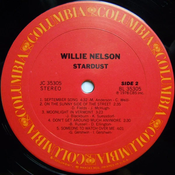 Willie Nelson - Stardust (LP, Album, San) (Near Mint (NM or M-)) - Image 5