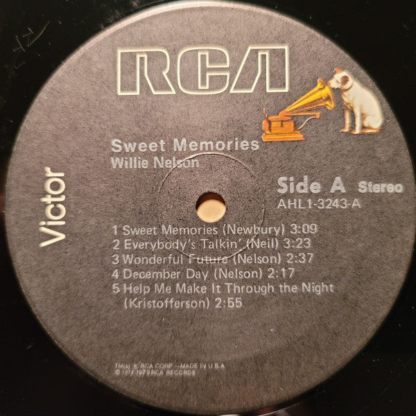 Willie Nelson - Sweet Memories (LP, Comp, Ind) (Very Good Plus (VG+)) - Image 3
