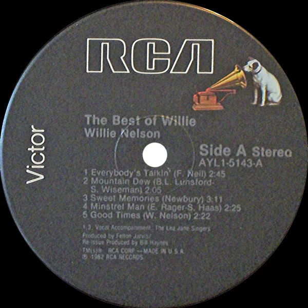 Willie Nelson - The Best Of Willie (LP, Comp, RE) (Near Mint (NM or M-)) - Image 3