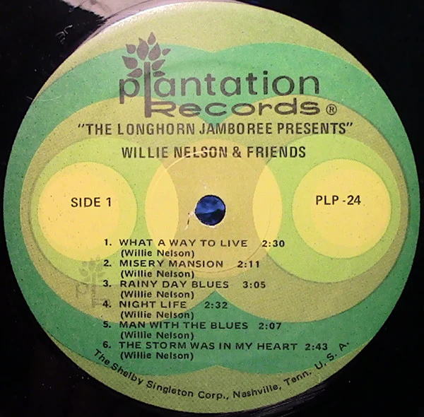Willie Nelson - The Longhorn Jamboree Presents Willie Nelson & His Friends (LP, Comp) (Very Good Plus (VG+)) - Image 3
