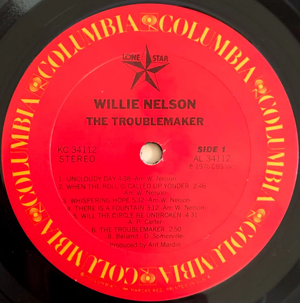Willie Nelson - The Troublemaker (LP, Album, RE, Bar) (Very Good Plus (VG+)) - Image 3