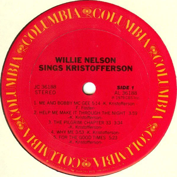 Willie Nelson - Willie Nelson Sings Kristofferson (LP, Album, Ter) (Very Good Plus (VG+)) - Image 3