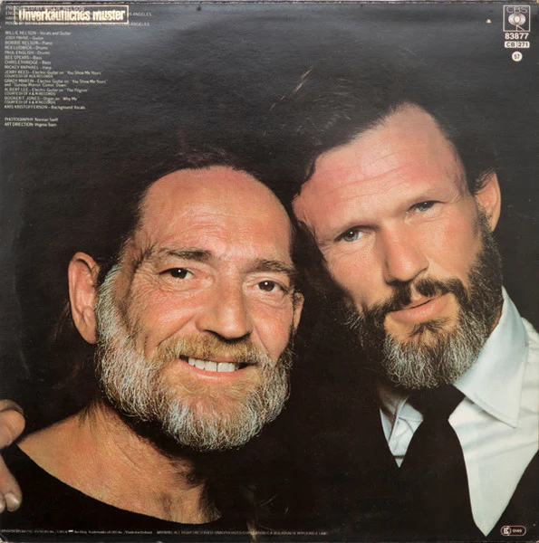 Willie Nelson - Willie Nelson Sings Kristofferson (LP, Album) (Very Good (VG)) - Image 2