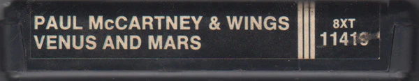 Wings - Venus And Mars (8-Trk, Album) (Good Plus (G+)) - Image 2