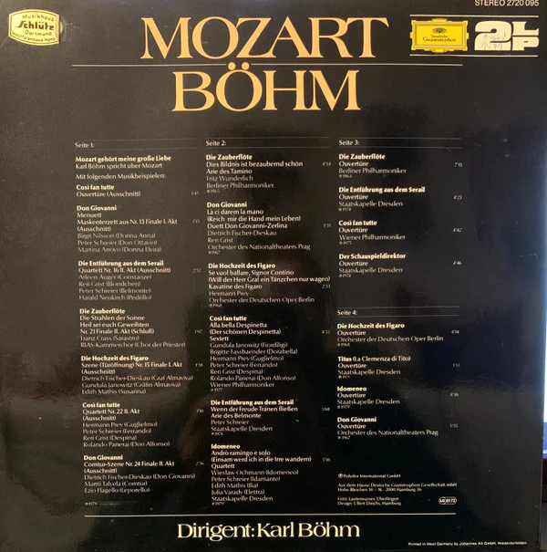 Wolfgang Amadeus Mozart · Karl Böhm - Ouvertüren, Arien Und Szenen (2xLP, Comp, Ltd, S/Edition) (Very Good Plus (VG+)) - Image 3