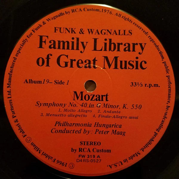 Wolfgang Amadeus Mozart - Symphony No. 40 In G Minor - Jupiter Symphony No. 41 In C Major (LP, Comp) (Very Good Plus (VG+)) - Image 3