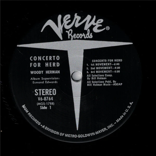 Woody Herman And The Thundering Herd - Concerto For Herd (LP, Album) (Very Good Plus (VG+)) - Image 3